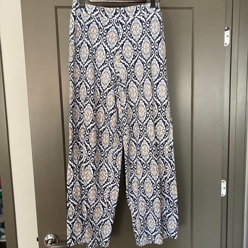 Denim & Co. Beach - Wide Leg jersey knit pants